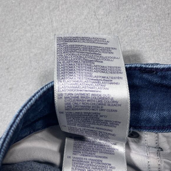 NYDJ Not Your Daughters Jeans Size 10 Womens Ami Ankle Mid Rise Blue Denim‎ - Picture 10 of 11